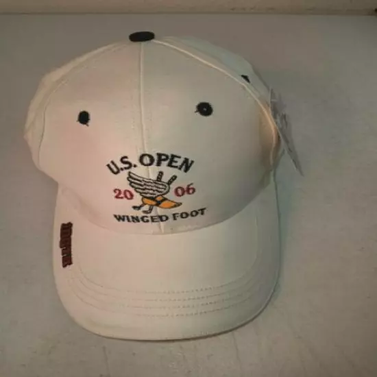 New W/Tags US Open 2006 Winged Foot Golf Club Hat Cap White 106th Tournament 