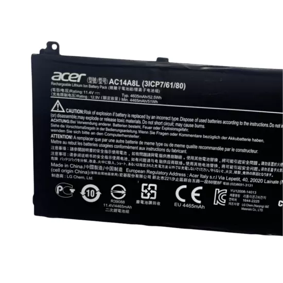 New Genuine AC14A8L Battery For Acer V15 Nitro Aspire VN7-571G VN7-591G VN7-791G