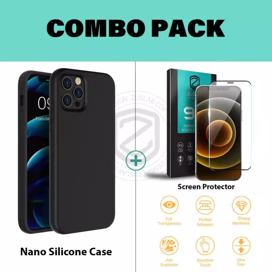 For iPhone 15 14 13 12 11 Pro mini XS Max XR X 8 7 Plus Case Silicone Shockproof