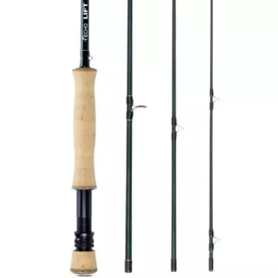 ECHO LIFT 890-4 9' FOOT #8 WEIGHT 4 PIECE FLY ROD