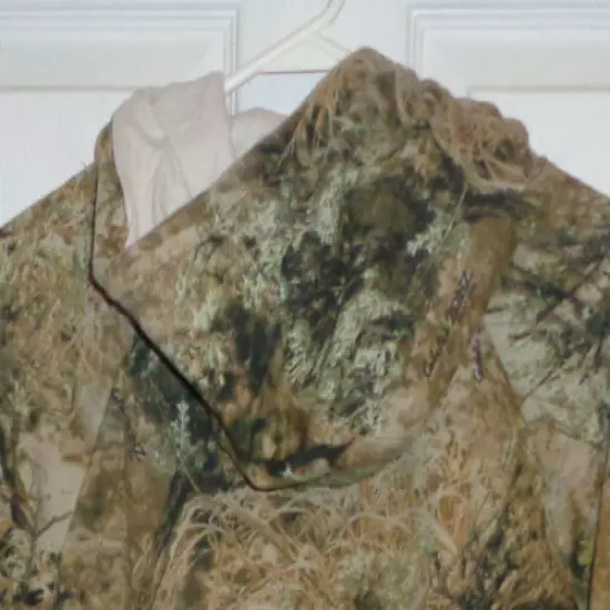 L Womens Cabelas Worlds Outfitter Savannah Camo Sweatshirt Hoodie Zonz Western 