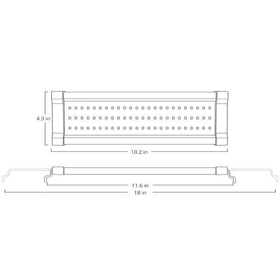 ClassicLED Gen 2 Aquarium Light, 11 Watts, Dimmable LED Fish Tank Light with ...