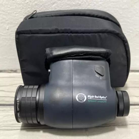 NIGHT OWL OPTICS Night Vision Monocular w/ IR Led. Black NODS3. With Case