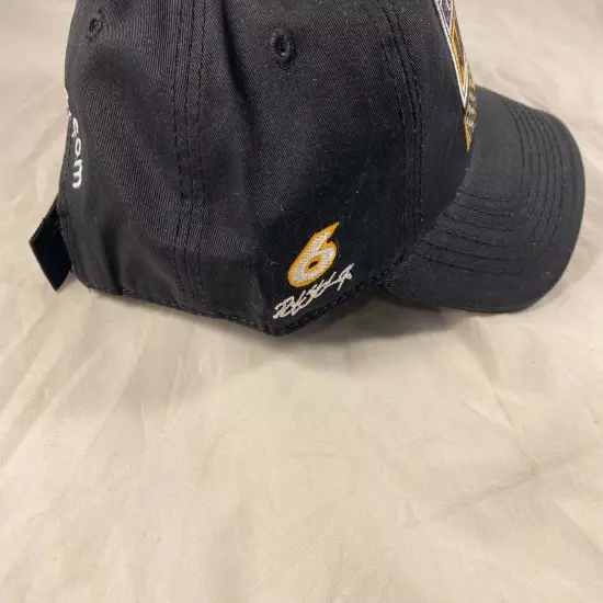 NEW Blackwell Angus Racing Hat Black Adjustable Roush Fenway Racing #6 Stenhouse