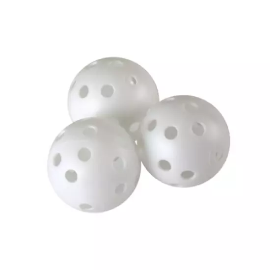 White Perforated Practice Golf Balls by JP Lann (240 Ball Bulk Box) 39760-x2