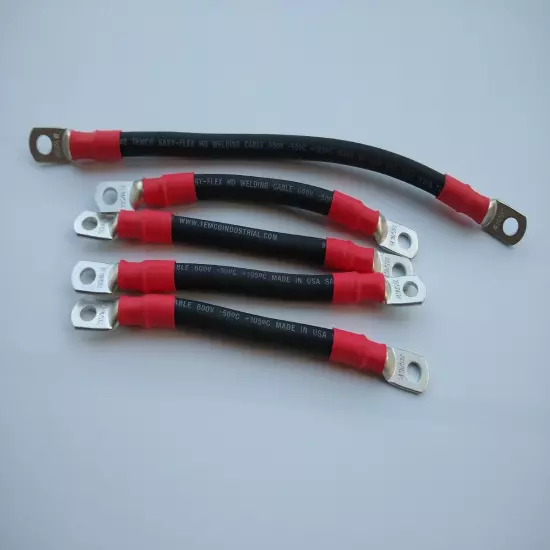 EZGO TXT Golf Cart Car 36 Volt 2Gauge 2AWG Battery Cables - MADE IN USA