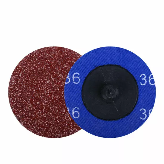 51x 2 inch Roll Lock Die Grinder Quick Change Sanding Disc 36 60 80 120 240 Grit