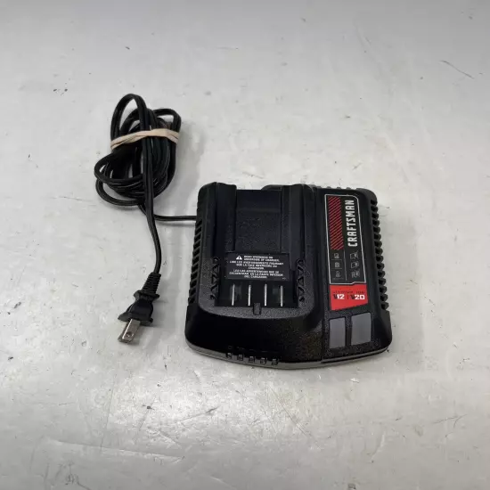 CRAFTSMAN NEW GENUINE CMCB102 V20 V12 12 Volt & 20-Volt Tool Battery Charger