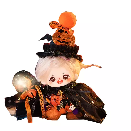 Halloween Plush Doll Clothes Cosplay Costume 15cm 20cm Doll Clothing Full Set 