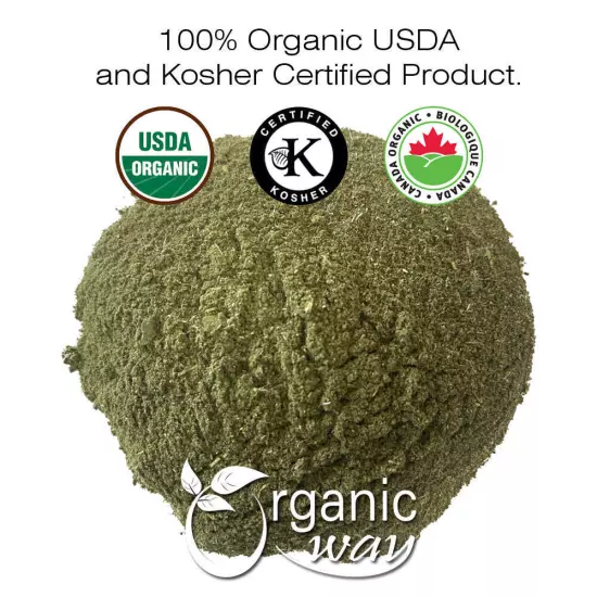 Organic Way Nettle Leaf Powder - Herbal Tea | Organic, Kosher & USDA Certified