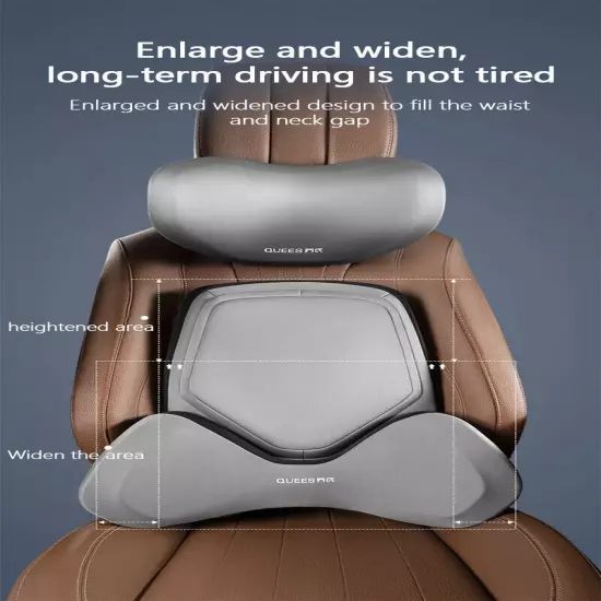 Car Headrest Pillow Auto Neck Cushion Car Back Lumbar Pillow Guard Head Support