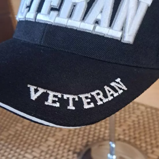 VETERAN Embroidered Print Baseball Cap Army Military Air Force VETERAN Hat