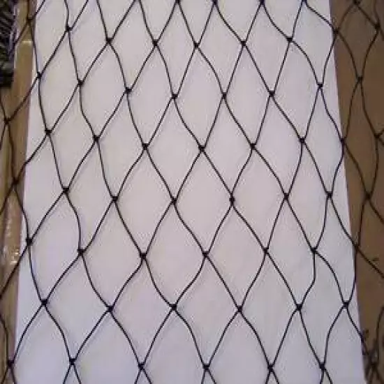 60' x 10' Baseball Softball Backstop Barrier Netting 1 3/4" Mesh #15 Nylon