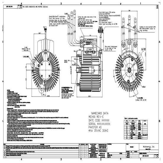 19 Spline Golf Cart Motor Brushless - 72V 6000 W