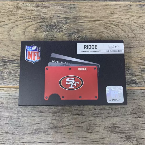 The Ridge Wallet with Money Clip NFL San Francisco 49ers — New