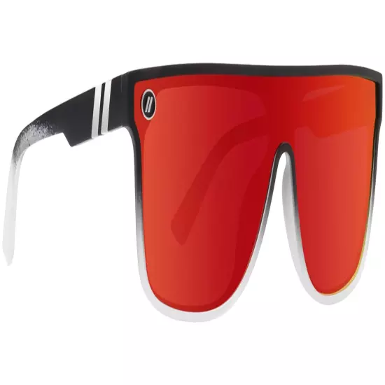 Blenders SciFi Red Explosion Polarized Shield Sunglasses - 206038807990I