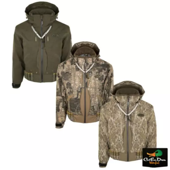 DRAKE WATERFOWL GUARDIAN ELITE FLOODED TIMBER JACKET INSULATED FULL ZIP COAT