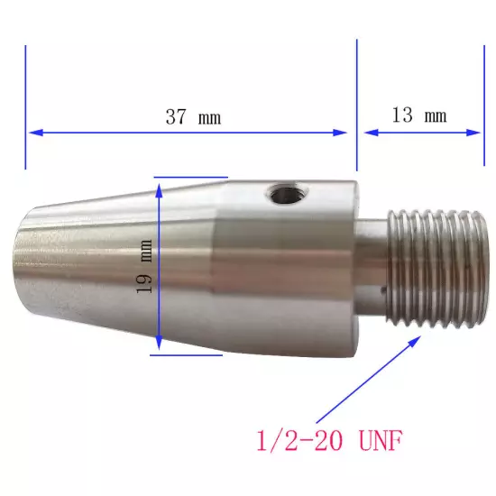 Silencer Adapter 1/2 20 UNF for Crosman 11mm Riffles Barrels 2240 1377 1322...