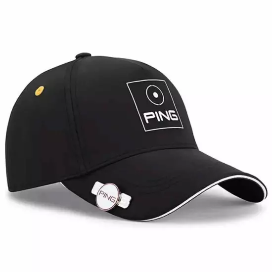 PING Classic Men Summer Golf Quick drying breathable hat Fashion Casual Visor