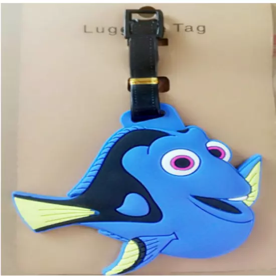 New Disney Dory Cartoon PVC Travel Baggage Backpack Suitcase Luggage Tags