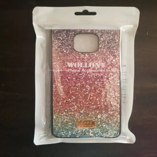 Wollony Moto G Power 2021 phone Case Shinning Purple iPhone Cover 