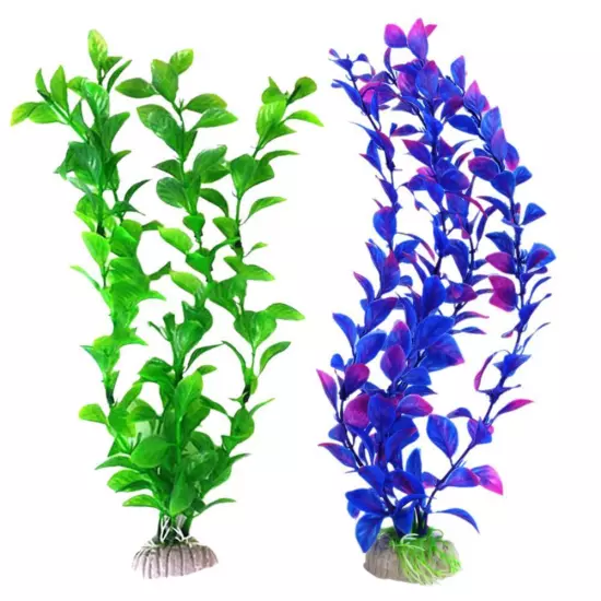 Artificial Fish Tank Water Plastic Aquarium Plants Ornament Decoratio