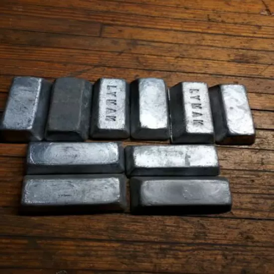 10+lbs Hard Lead Ingots for all your lead needs!