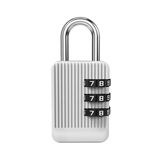 Zinc alloy 3 Digit Password Lock Safe Luggage Combination Lock Travel Outdoor