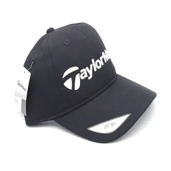 NEW TaylorMade Performance Custom Side Hit Relaxed Black Adjustable Golf Hat Cap