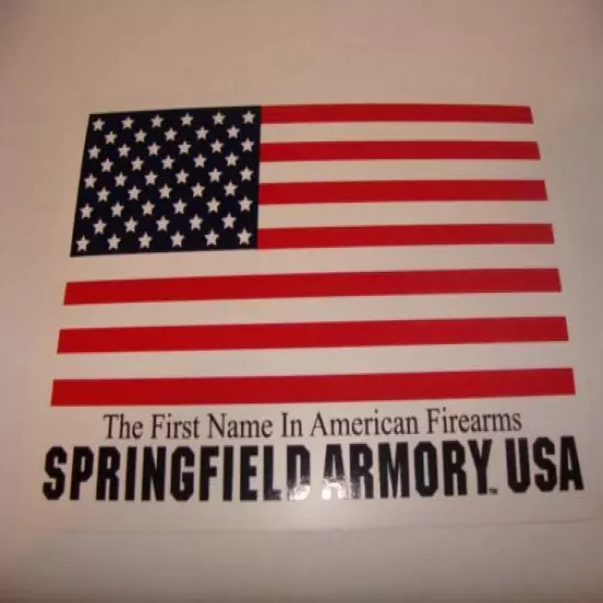 Springfield Armory USA Firearms Decal, Window Sticker