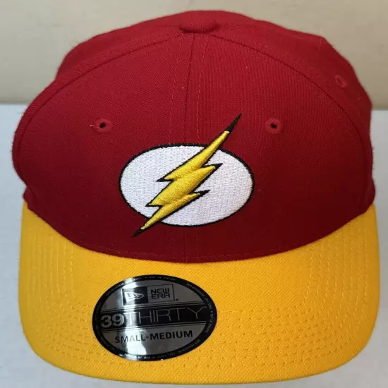 Flash New Era 39Thirty Hat Cap DC Comics Superhero Fitted S/M