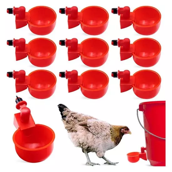  Cup 3/8 Inch Thread Automatic Filling for Poultry Watering L7Q1