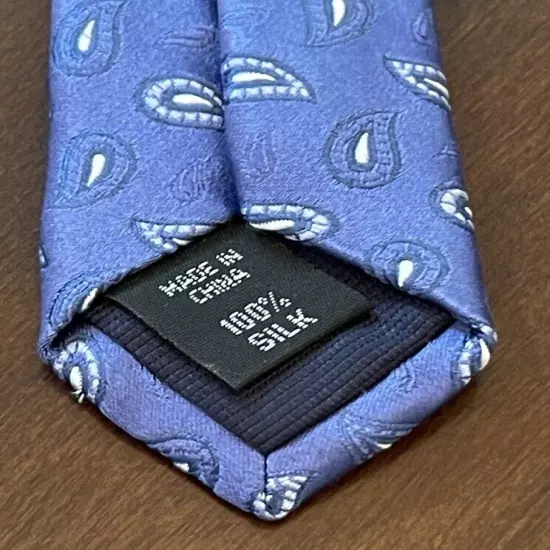 Michael Michael Kors Blue 100% Silk Men’s Neck Tie Made In China