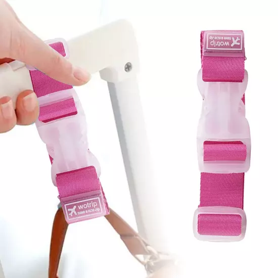 Plastic Luggage Carrying Clip Buckle Luggage Strap Suitcase Travel Accessories