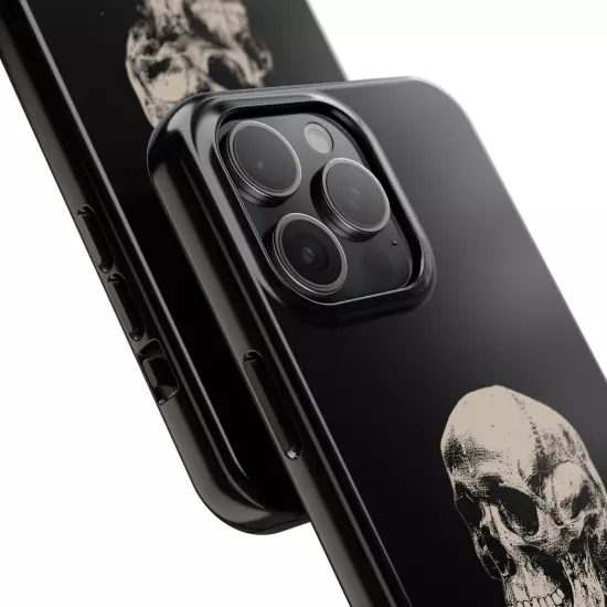 Dark Skeleton Skull Tough iPhone & Samsung Galaxy Cases Cover, Gift For Men