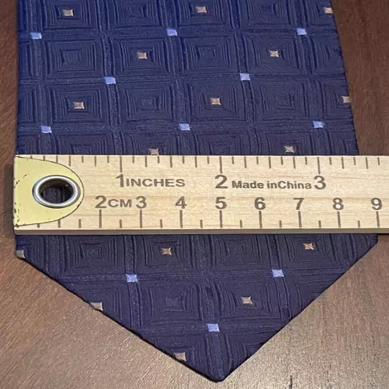 Michael Michael Kors Blue 100% Silk Men’s Neck Tie Made In China