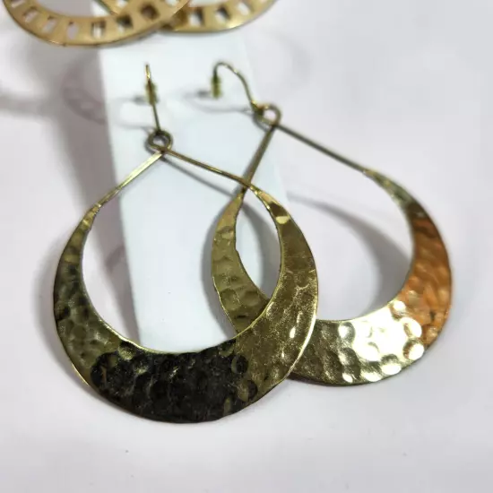 Piered Earrings Mixed Lot 925 RLM Soho Chicos Large Hoop Hammered Fashion Spiral