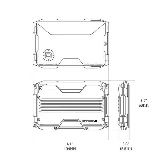 Dango A10 Adapt Wallet with DTEX Single Pocket Adapter