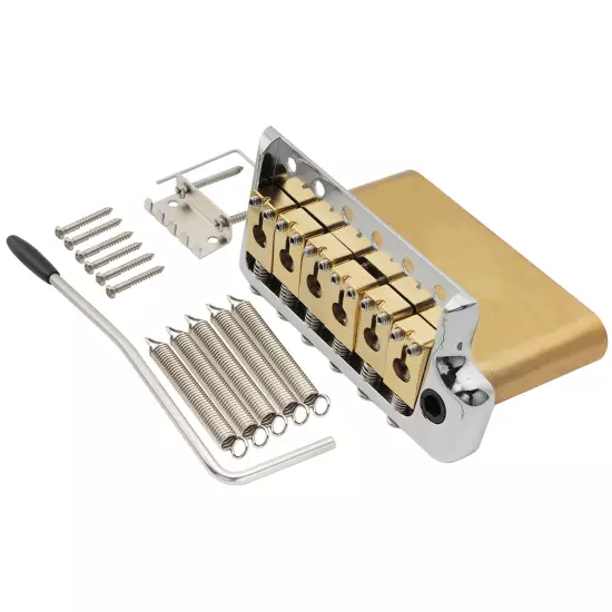 Musiclily Ultra 52.5mm Full Brass PRS Tremolo Bridge Knife Edge For Strat Guitar