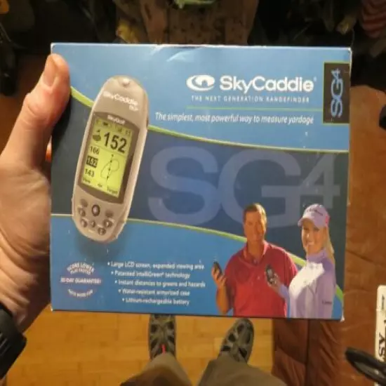 SKYCADDIE SG4 SKY GOLF CADDIE GPS / RANGEFINDER W/ ACCESSORIES