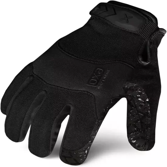 Ironclad EXOT-GBLK-24-L Women's Tactical Operator Grip Glove, Stealth Black, Lar