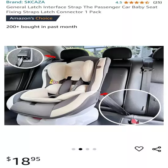 Baby Seat Latch Strap