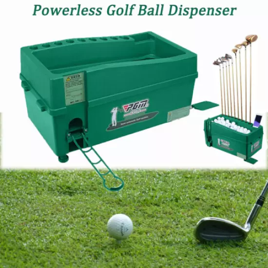 Powerless Golf Ball Dispenser Automatic Golf Tee Up Training Machine 60-100 Ball