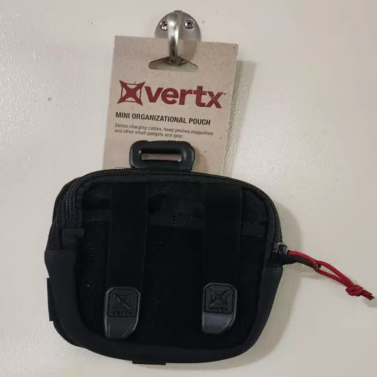 Vertx Mini Organizational Pouch NEW! Small gadgets/headphones/magazines black