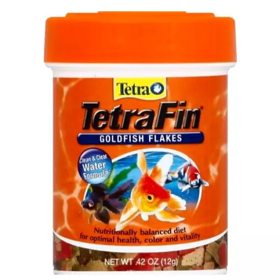 Tétra Goldfish Food, TetraFin Flakes - 2.2oz Vitamin C Enriched Flakes