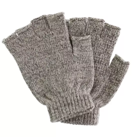 New Grand Sierra Men's Raggwool Fingerless Gloves