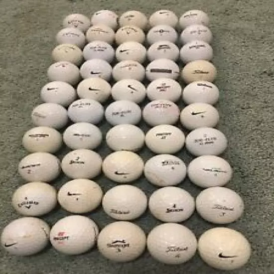 50 Hit Away, Practice, Shag Balls, Titleist, Callaway, Nike, Mixed Brands.