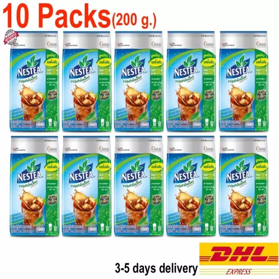 10 x 200g Nestea Unsweetened Instant Tea Mix Nestle Instant Tea Powder No Sugar