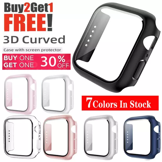 Case Cover Protector For Apple Watch Ultra 2 9/8/7/6/5/4/SE 49/45/44/42/41/40mm