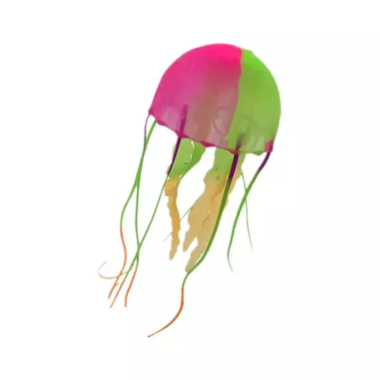 Fluorescent Artificial Jellyfish Aquarium Fish Tank Landscape Decor G